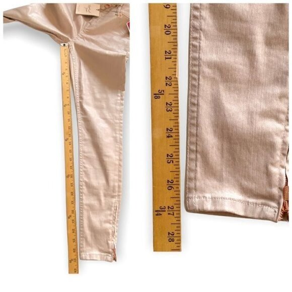 Ted Baker Katarie Coated Skinny Jeans, Baby Pink, size 25 , New with Tag - Picture 15 of 16
